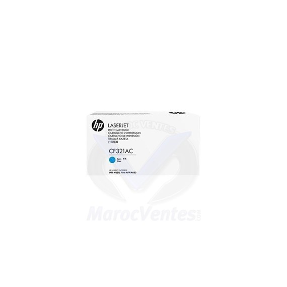 Cartouche de toner Cyan LaserJet Contract Original CF321AC