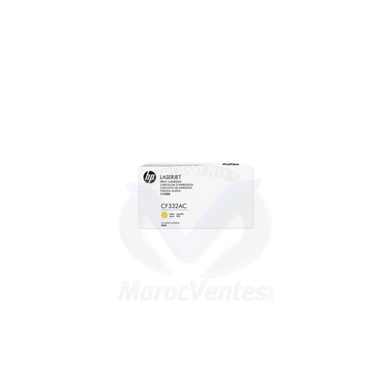 Cartouche de toner jaune LaserJet originale CF322AC