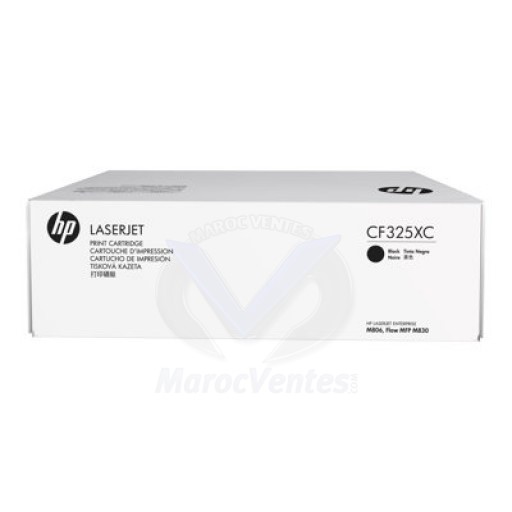 Cartouche de toner noir LaserJet Contractuel 40 000 Pages original CF325XC