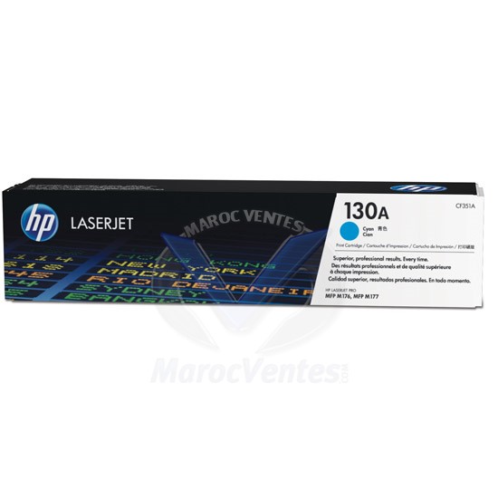 HP M153/M176/M177 Cyan LJ Toner Crtg CF351A