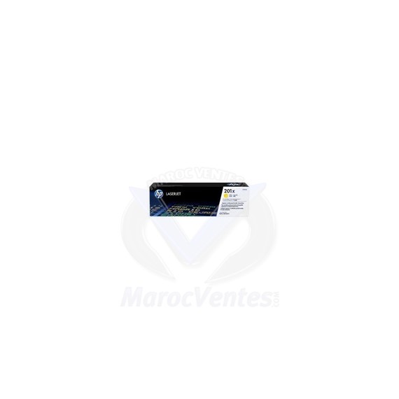 Cartouche de toner 201X jaune LaserJet  à haut rendement Original CF402X