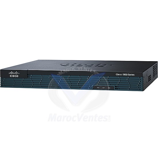 Routeur Cisco 1921 - 2 Port  - 2 Logements CISCO1921-SEC/K9