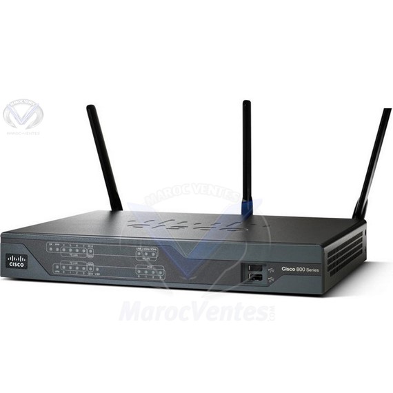 Routeur sans fil 867 ADSL2/2+ Annex A Avec 802.11n ETSI Compliant CISCO867W-GN-A-K9