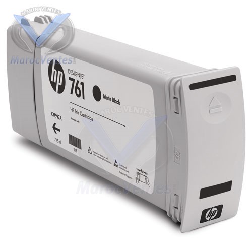HP 761 775ml Matte Blk Ink Cartridge-HP 761 775ml Matte Blk Ink Cartridge