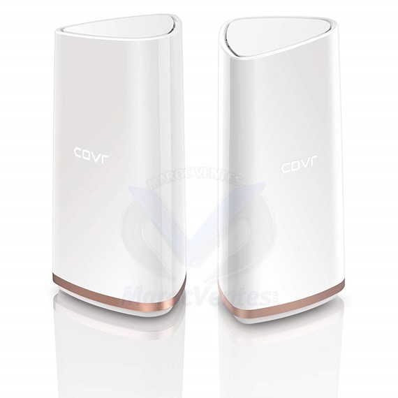 Pack de deux Bornes WiFi Mesh AC2200 Tri-Bande COVR-2202/MNA