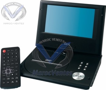 Lecteur DVD portable avec DVB-T et écran 7" rotatif à 180° CTV 4911 DVD/DVBT