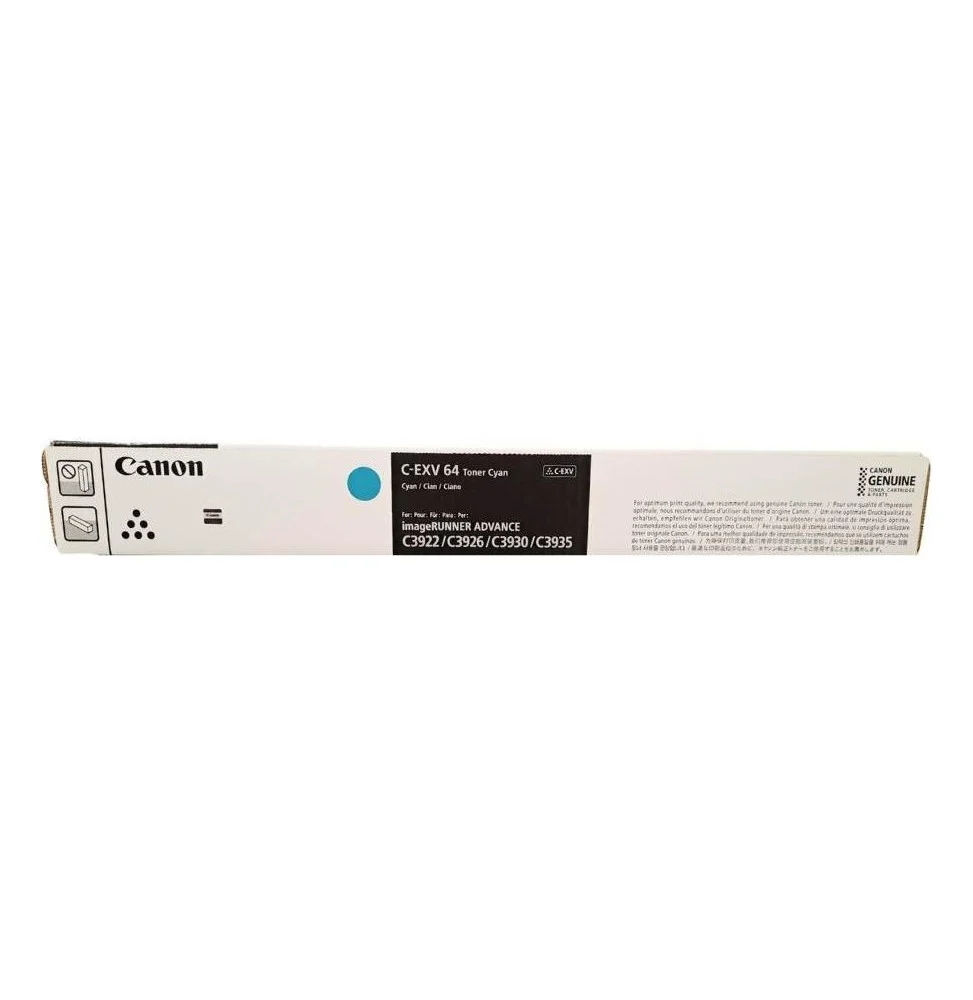 CANON C-EXV 64 TONER CYAN (Yield: 25,500 pages) 5754C002