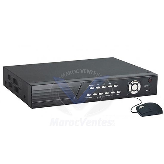 DVR 8CH H.264 Connexion VGA + Support 3G Carte Réseau sans Fil D1502