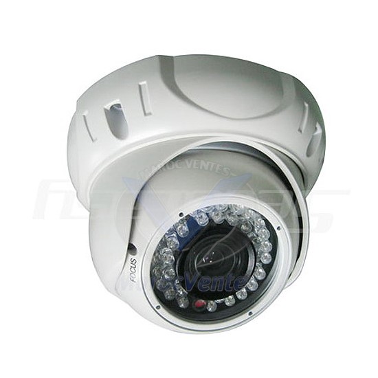 Camera Dôme Color Aluminium 1/3" HD  800 TVL D1609