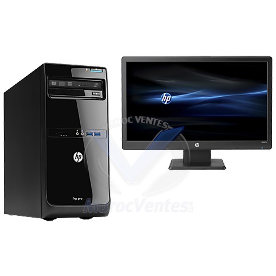 PC de bureau Pro 3500 MT Intel Core i3-3240 + Ecran 20" D5R84EA