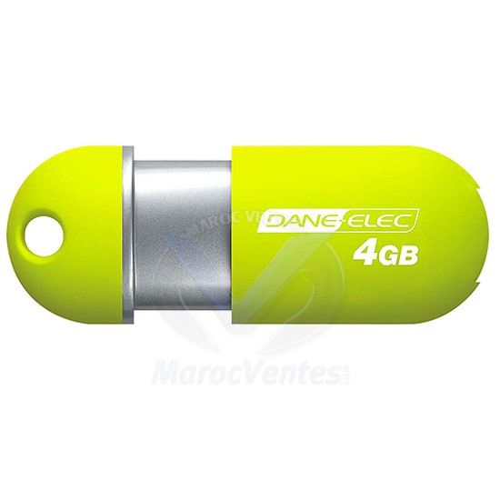 Dane-Elec Capless - Lecteur flash USB Lecteur flash USB - 8 Go - USB 2.0 DA-Z04GCAR3-R