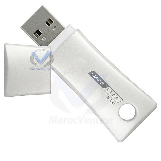 DANEELEC 8 GB  CLE USB PEARL-DANEELEC 8 GB  CLE USB PEARL