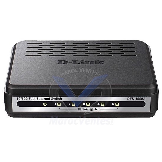 Switch Gigabit 5 ports 10/100/1000 Mbps DES-1005A