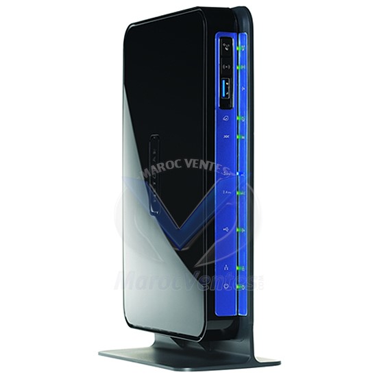 Modem Routeur Firewall Wireless-N600 Dual Band - ADSL2+ - 2 Ports USB - 1 Port WAN Gigabit - 4 Ports LAN Gigabit  - Dual Core DGND3700