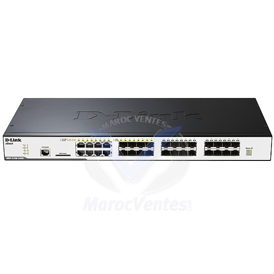 Switch Gigabit L2 + Géré à 24 Ports Empilement Physique DGS-3120-24SC/ESI