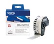 Rouleau de Papier Noir sur Blanc 29 mm DK-22210