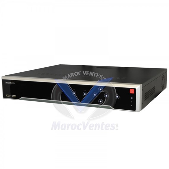 NVR embarqué Plug & Play 4K 300 Mbps 4 SATA RJ-45 HDMI / VGA DS-7700NI-H4/8