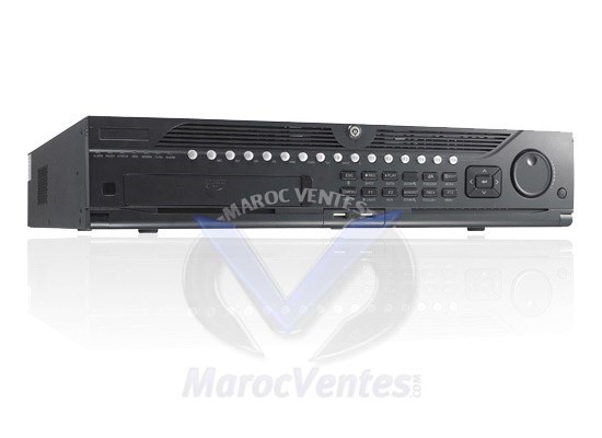 Enregistreur vidéo réseau 8 canaux 40Mbps H264 VGA HDMI LAN x2 SATA x4 eSATA Alarmes DS-9608NI-ST