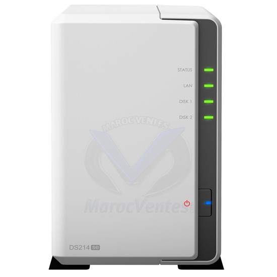 Serveur Nas CPU 0.8 Ghz  256 Mo Ram 1 LAN Gigabit  2 USB 2.0 10 To Max DS214se