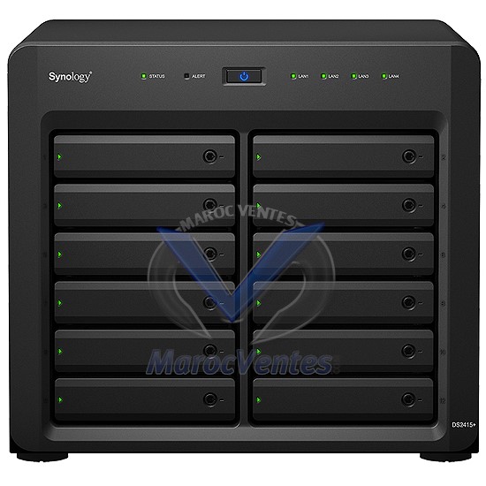 DiskStation Serveur NAS 12 Baies Quad Core 2.4 Ghz DS2415+