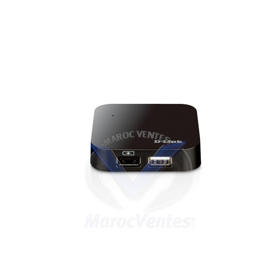 Hub 4 ports USB 2.0 (alimentation externe) DUB-H4/EW