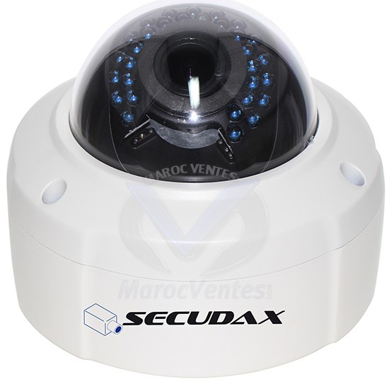 Caméra dôme 3-axe Anti-Vandal, Varifocal avec Objectif Zoom manuel, haute résolution, IR 25m DX-TAV-650