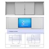 Tableau Blanc 4 Volets avec Cadres Digital