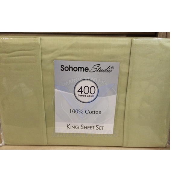 Draps 100% Coton 400 Fils Drap