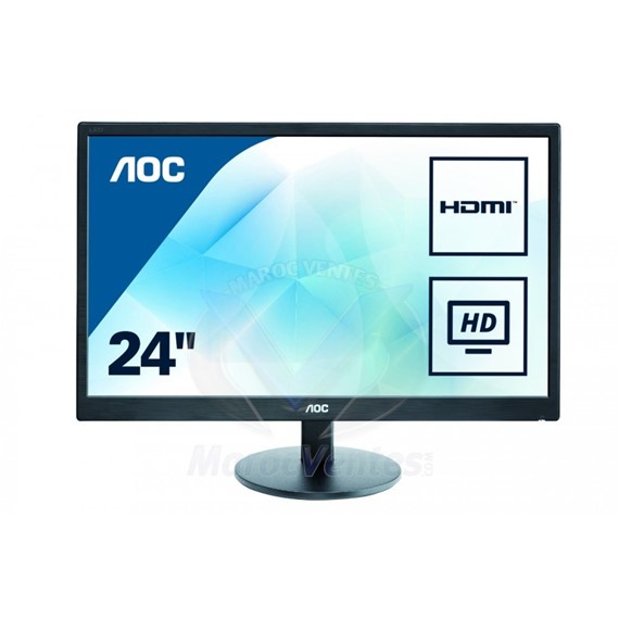 Écran Pro-line E2475SWJ LCD 24" 1920 x 1080 Full HD HDMI DVI VGA ECRAOC10