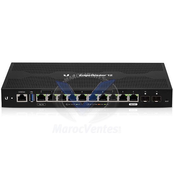 Edge Routeur 12 avec PoE 10 Gigabit 2 Ports SFP ER-12