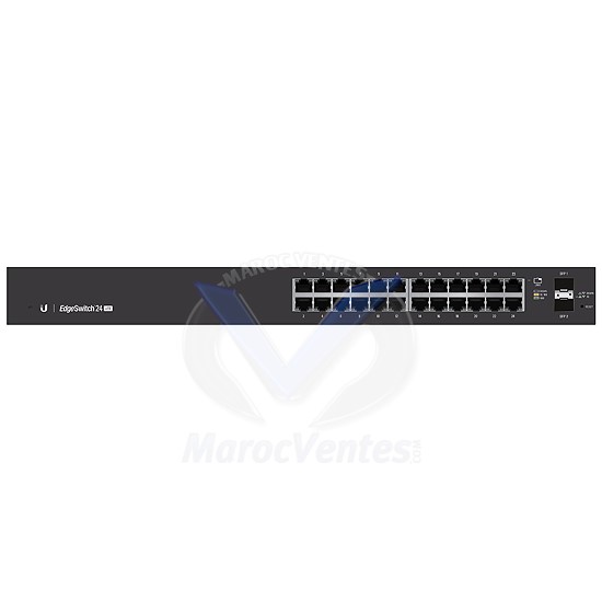 LITE EDGEMAX EDGESWITCH 24X GIGABIT PORTS, 2X SFP PORTS ES-24-LITE-EU