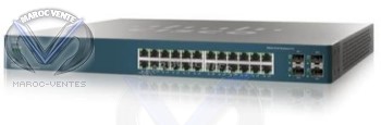 Switch 24 ports 10/100/1000 Mbps Administrable niveau 2 PoE ESW-540-24P-K9