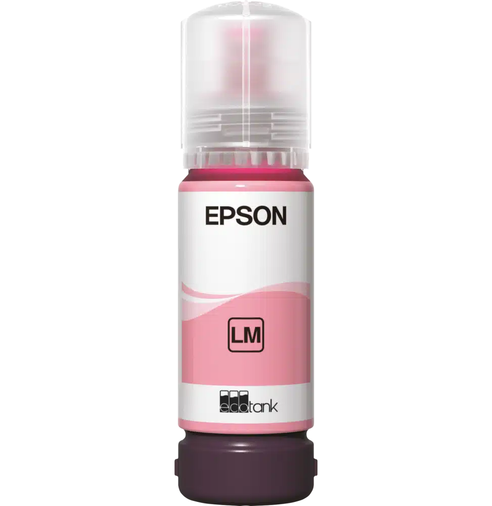 EPSON 108 EcoTank Light Magenta ink bottle pour L8050 C13T09C64A