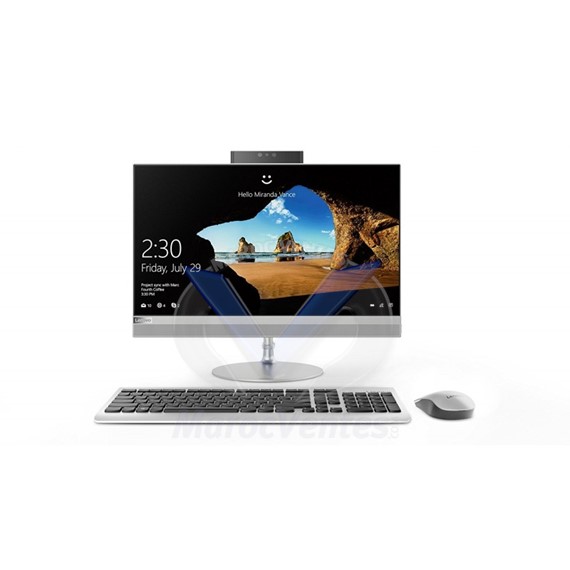 PC de bureau tout-en-un IdeaCentre AIO 520 24 24" i5-8250U 8 Go 2 To 256 Go SSD AMD Radeon  DVD Win 10 F0D2009MAL