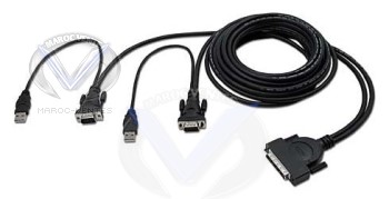 Câble double (2 serveurs) USB 3.6m F1D9401-12