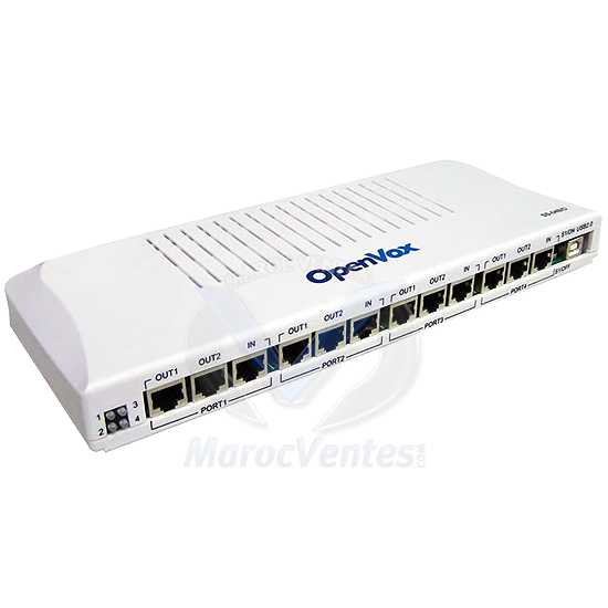 4 Port de Basculement IPPBX T1/E1/J1 FD40