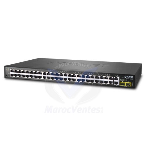 48-Port 10/100TX + 2-Port Gigabit + 2-Port 1000X SFP Managed Switch FGSW-4840S