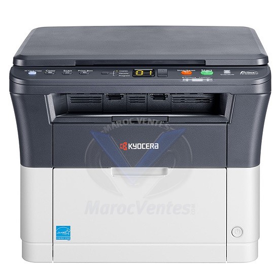 KYOCERA multifonctionnel Laser Monochrome Print/Scan/Copie 20 ppm -64 Mo- CPU ARM 390 MHz, A4 Qualité 1200 dpi (1800 x 600 dpi, impression), 600 x 600 dpi (numérisation / copie)/ Capacité d