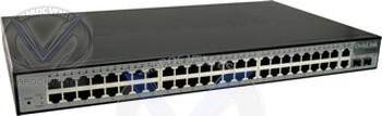 Switch 48 ports 10/100 + 02ports Gigabit W.M. FSH4822GW