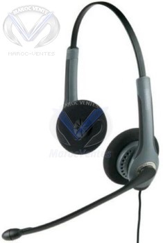 Micro-casques GN-2000 Series Duo Flex perche - Pour téléphonie IP via un PC GN2000 Duo Flex perche