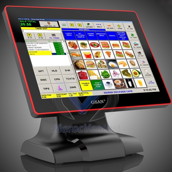 TERMINAL Point de Vente Mutex ECRAN Tactile 15,4