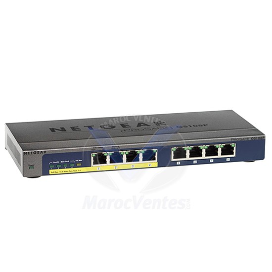 Switch Prosafe 8 ports Gigabit dont 4 ports PoE GS108P