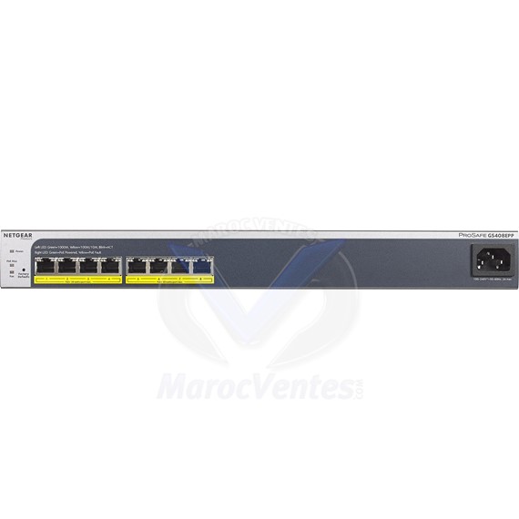 Switch 8 x 10/100/1000 (PoE+) Géré GS408EPP