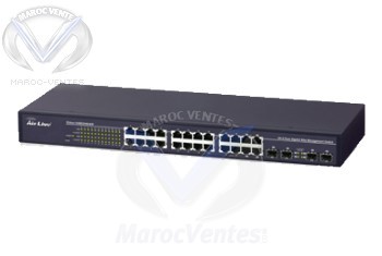 Switch 24 ports 10/100/1000 Gigabit W.M. GSH2402W