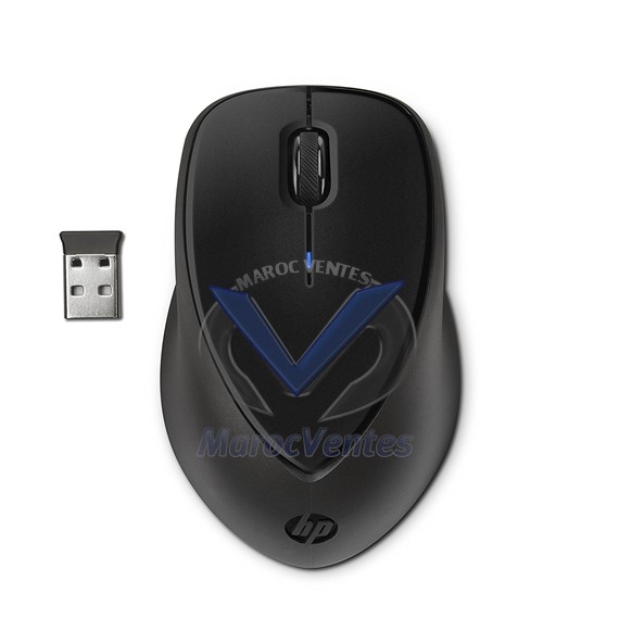 Souris sans fil USB 2.0 deux piles AA 2,4 GHz H2L63AA