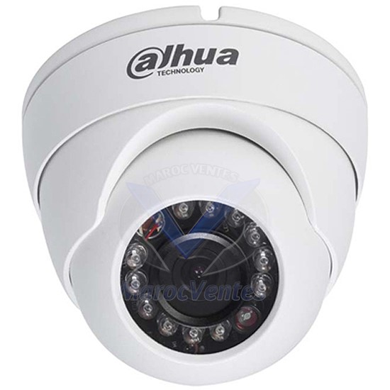 Caméra Dôme 1MP HDCVI 3.6 mm HDW1100MP