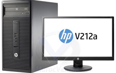 HP 280G1 MT PDC3250 4GB 500GBFreeDos + Ecran 20,7" 1 Yr Wty V7Q59EA