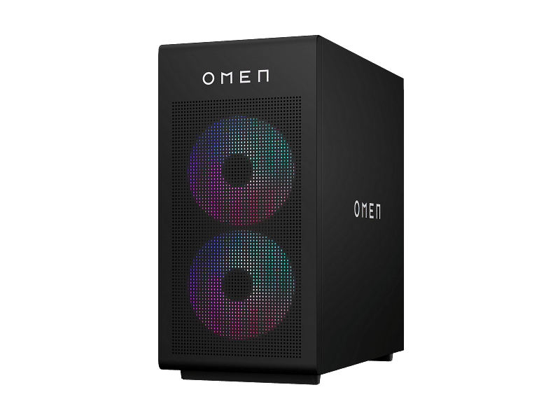 HP OMEN 35L GT16-0000nk, Processeur AMD Ryzen™ 5 8500F (jusqu’à 4,70 GHz de fréquence Boost maximale, 16 Mo de mémoire cache L3, 6 cœurs, 12 threads), RAM 16 GB Kingston FURY DDR5-6000 MT/s EXPO™ RGB Heatsink (2 x 8 GB), Disque dur 512 Go SSD PCIe® Gen4 N
