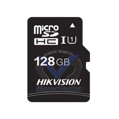 Carte mémoire microSD 128 Go avec adaptateur HS-TF-C1(STD)/128G/Adapter
