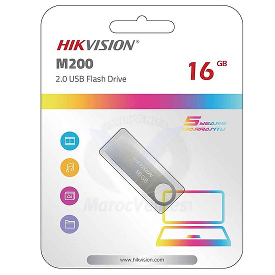 CLE USB HIKVISION 16GB USB 2.0 METAL HS-USB-M200/16G